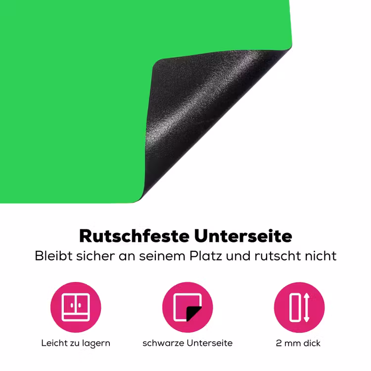 Mint - Green - Groen Inductie beschermer vinyl 3mm middel 274 -zzzzzzz-lf-onderkant