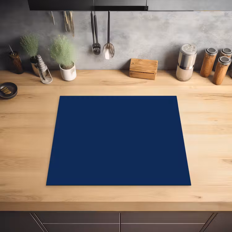 Midnight - Navy - Blauw Inductie beschermer vinyl 3mm middel 274 -sfeer5