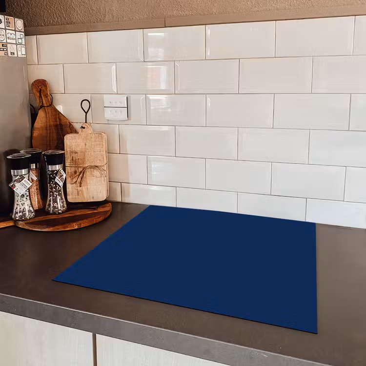 Midnight - Navy - Blauw Inductie beschermer vinyl 3mm middel 274 -sfeer3