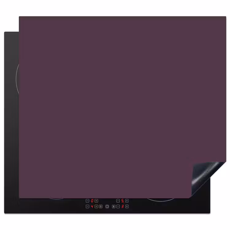Midnight - Plum - Paars Inductie beschermer vinyl 3mm middel 274 -3d