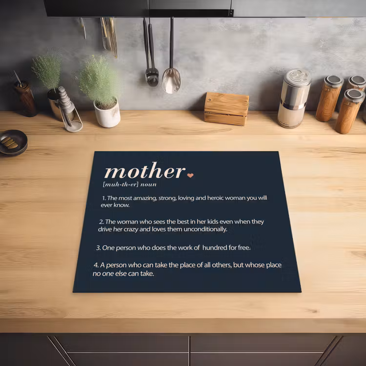 Mama definitie - Mother - Quotes - Spreuken Inductie beschermer vinyl 3mm middel -sfeer5
