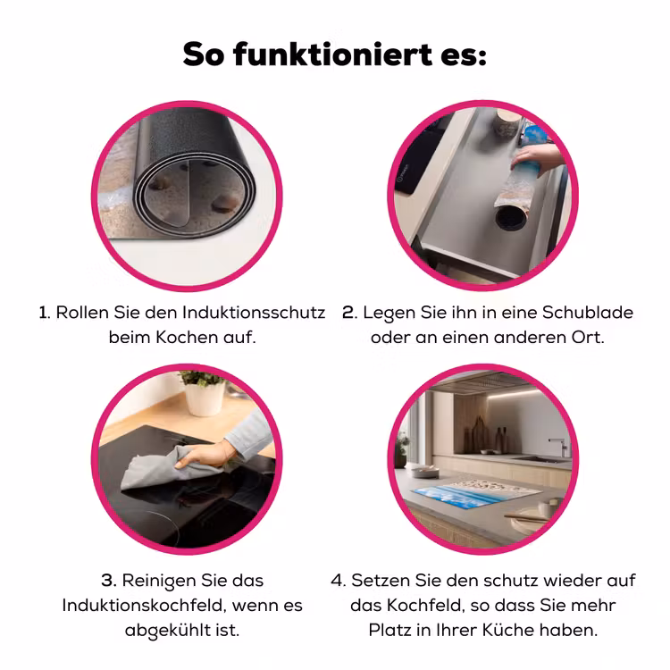 Schelpen - Strand - Natuur - Beige Inductie beschermer vinyl 3mm middel -zzzzzzz-lf-werking