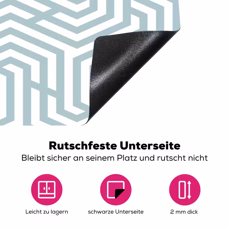 Patronen - Abstract - Driehoek - Geometrie Inductie beschermer vinyl 3mm klein 276 -zzzzzzz-lf-onderkant