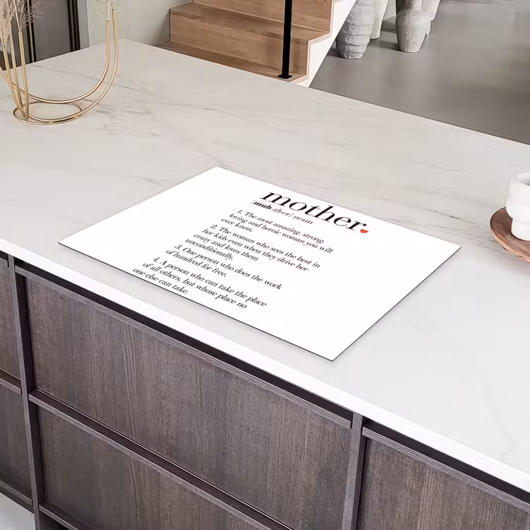 Moeder definitie - Quotes - Mother - Spreuken Inductie beschermer vinyl 3mm klein -sfeer8