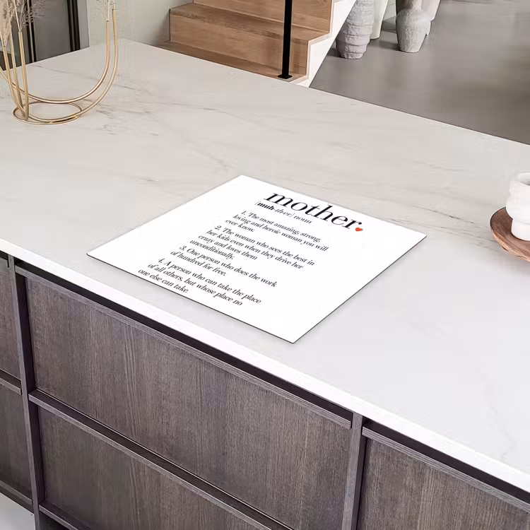 Moeder definitie - Quotes - Mother - Spreuken Inductie beschermer vinyl 3mm middel -sfeer8
