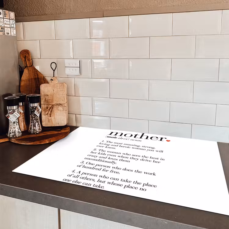 Moeder definitie - Quotes - Mother - Spreuken Inductie beschermer vinyl 3mm klein -sfeer3