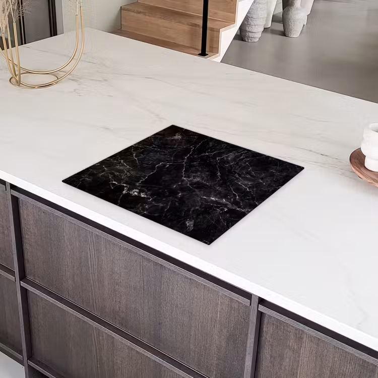Nachtelijke Marmeren Hemel Inductie beschermer vinyl 3mm middel -sfeer8