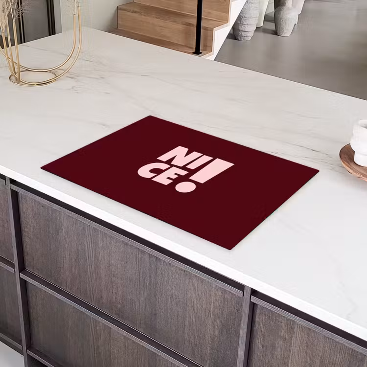 Nice - Uitroepteken - Rood Inductie beschermer vinyl 3mm klein -sfeer8