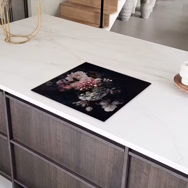 Nachtelijke Flora Symfonie Inductie beschermer vinyl 3mm middel -sfeer8