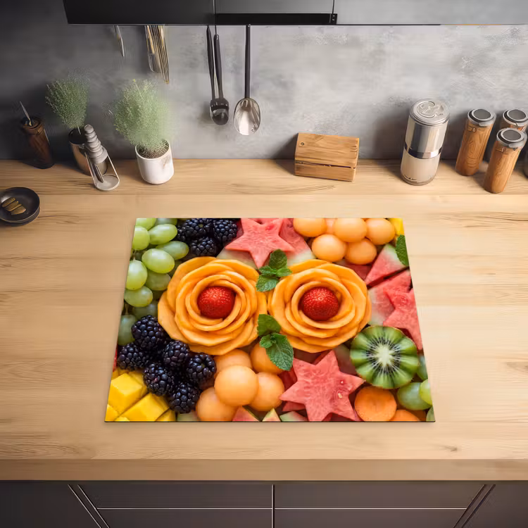 Fruit - Variatie - Kleurrijk - Vers - Eten Inductie beschermer vinyl 3mm middel -sfeer5