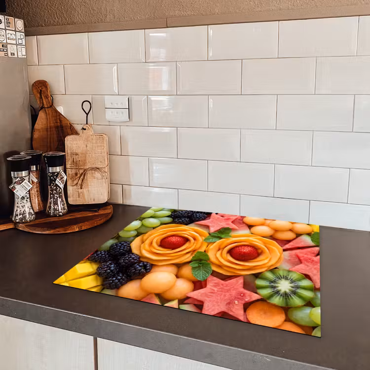 Fruit - Variatie - Kleurrijk - Vers - Eten Inductie beschermer vinyl 3mm middel -sfeer3