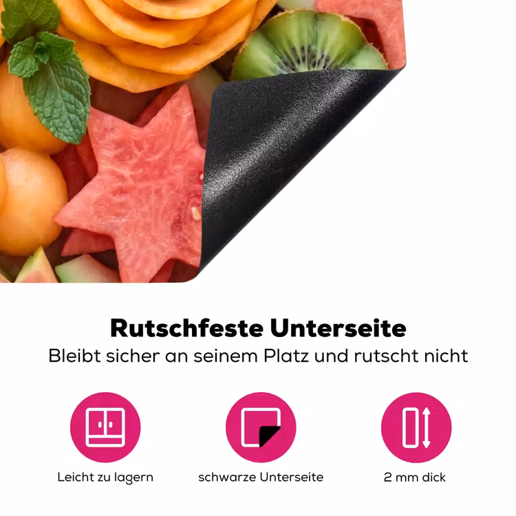 Fruit - Variatie - Kleurrijk - Vers - Eten Inductie beschermer vinyl 3mm middel -zzzzzzz-lf-onderkant