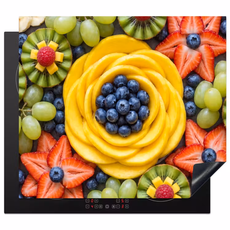 Fruit - Arrangement - Gezond - Kleurrijk - Eten Inductie beschermer vinyl 3mm middel -3d