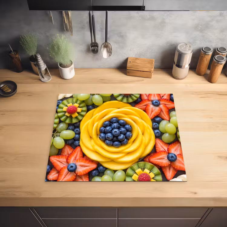 Fruit - Arrangement - Gezond - Kleurrijk - Eten Inductie beschermer vinyl 3mm middel -sfeer5