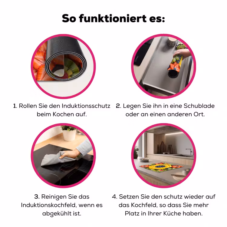 Fruit - Arrangement - Gezond - Kleurrijk - Eten Inductie beschermer vinyl 3mm middel -zzzzzzz-lf-werking