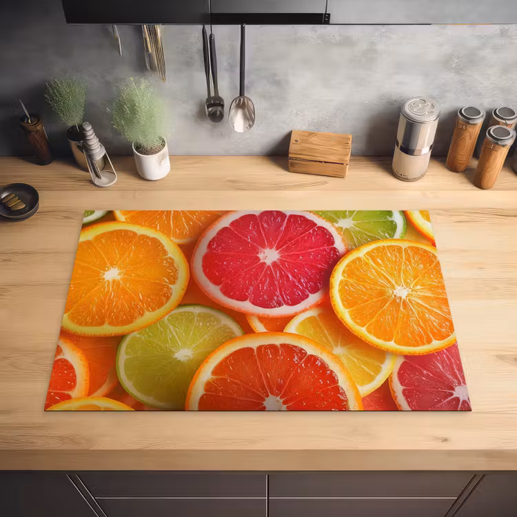 Fruit - Kleurrijk - Close up Inductie beschermer vinyl 3mm klein -sfeer5