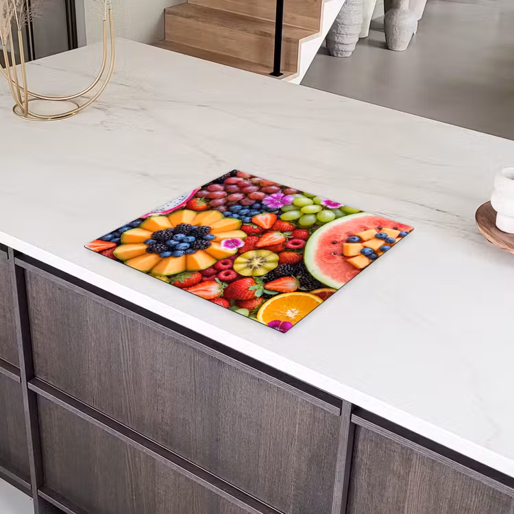 Fruit - Vers - Variatie - Eten - Kleurrijk Inductie beschermer vinyl 3mm middel -sfeer8