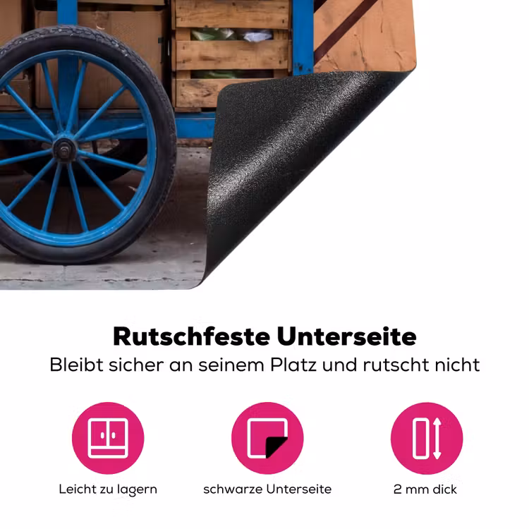 Herdabdeckplatte - Obst – Kar – Straße - Fruit - Kar - Straat Inductie beschermer vinyl 3mm middel
