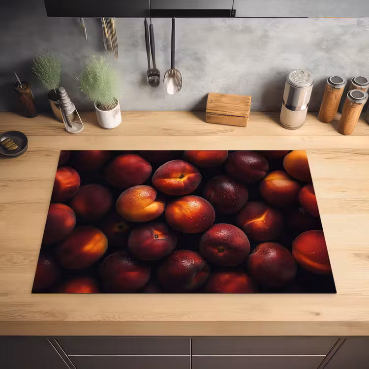 Fruit - Close up - Nectarines Inductie beschermer vinyl 3mm klein -sfeer5