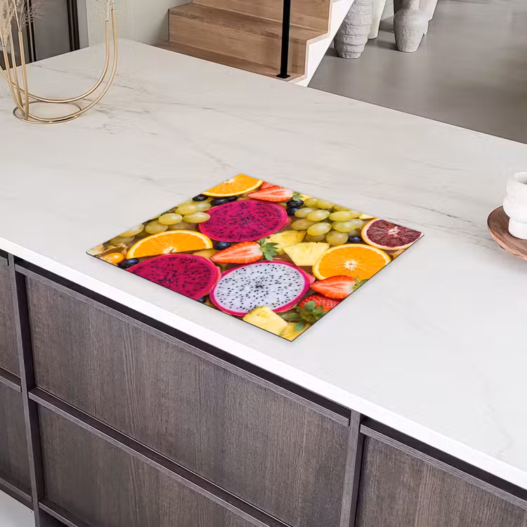 Fruit - Assortiment - Kleurrijk - Gezondheid Inductie beschermer vinyl 3mm middel -sfeer8