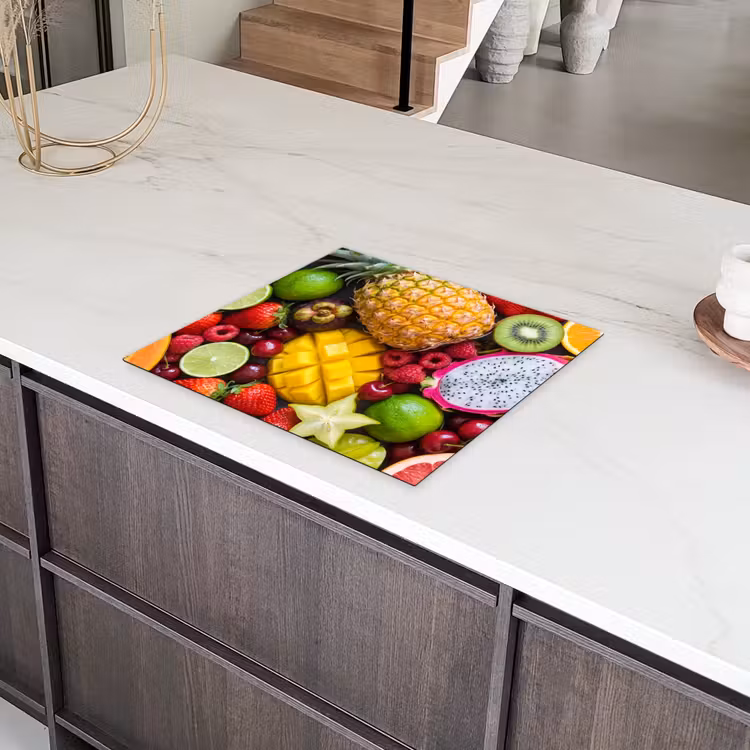 Fruit - Assortiment - Vers - Gezond - Kleurrijk Inductie beschermer vinyl 3mm middel -sfeer8