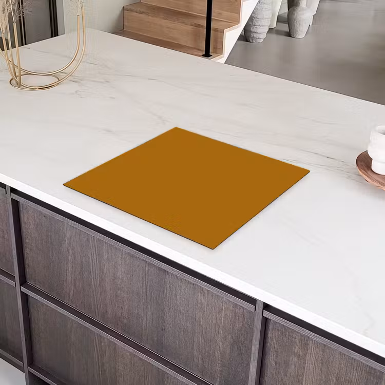 Ocre - Gold - Geel Inductie beschermer vinyl 3mm middel 274 -sfeer8