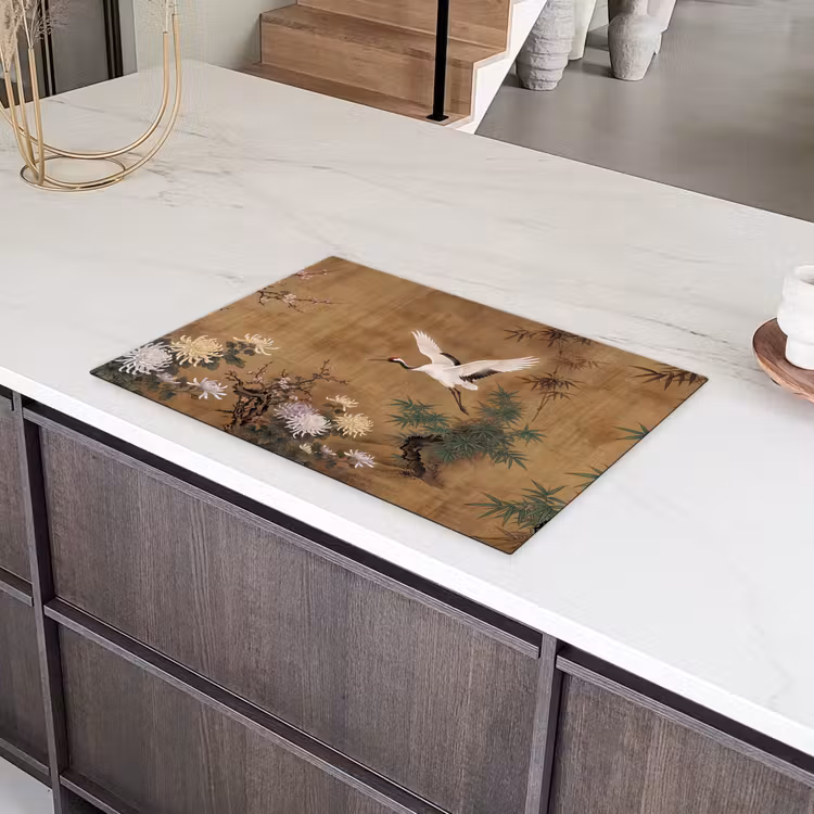Oosters - Elegant - Kleurrijk Inductie beschermer vinyl 3mm klein -sfeer8