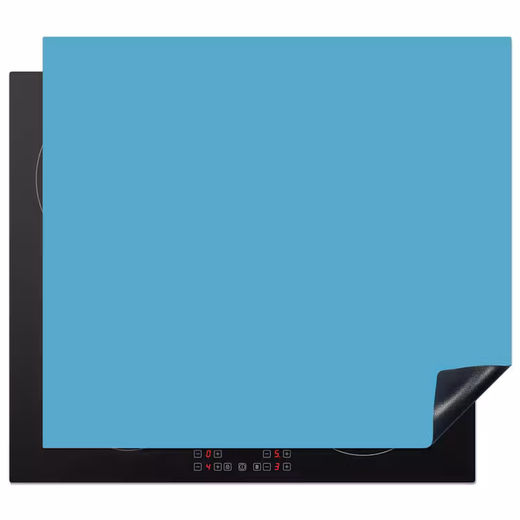 Ocean - Teal - Blauw Inductie beschermer vinyl 3mm middel 274 -3d