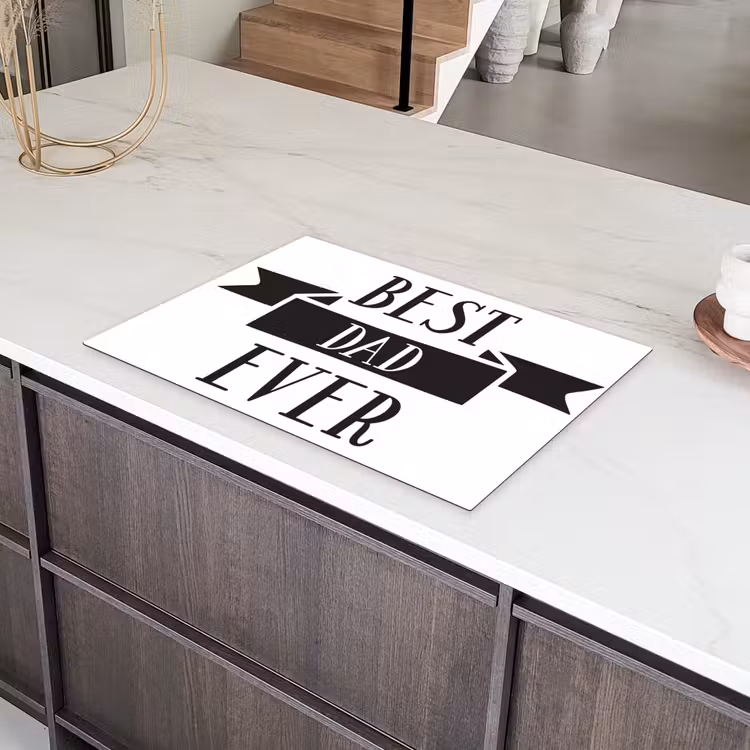 Papa - Quote - Beste papa Inductie beschermer vinyl 3mm klein -sfeer8