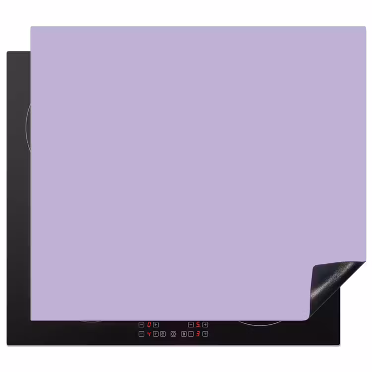 Pastel - Lilac - Paars Inductie beschermer vinyl 3mm middel 274 -3d