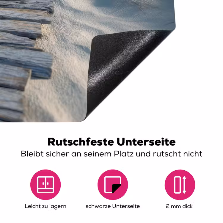 Pad - Planken - Duinen - Gras Inductie beschermer vinyl 3mm klein -zzzzzzz-lf-onderkant