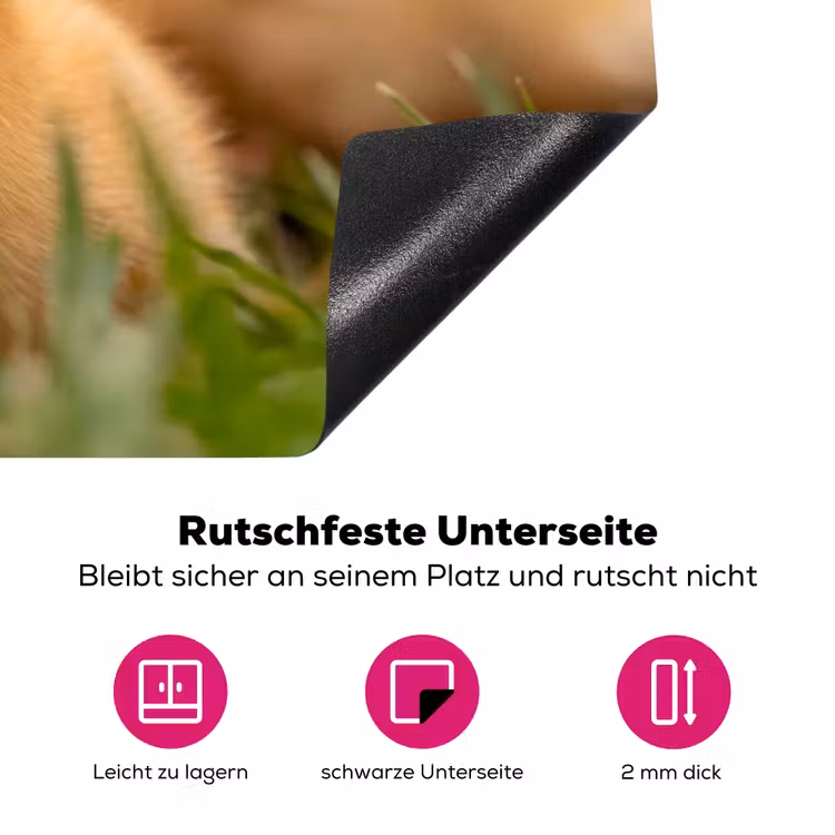 Pijltje - Eend - Natuur - Geel Inductie beschermer vinyl 3mm klein -zzzzzzz-lf-onderkant