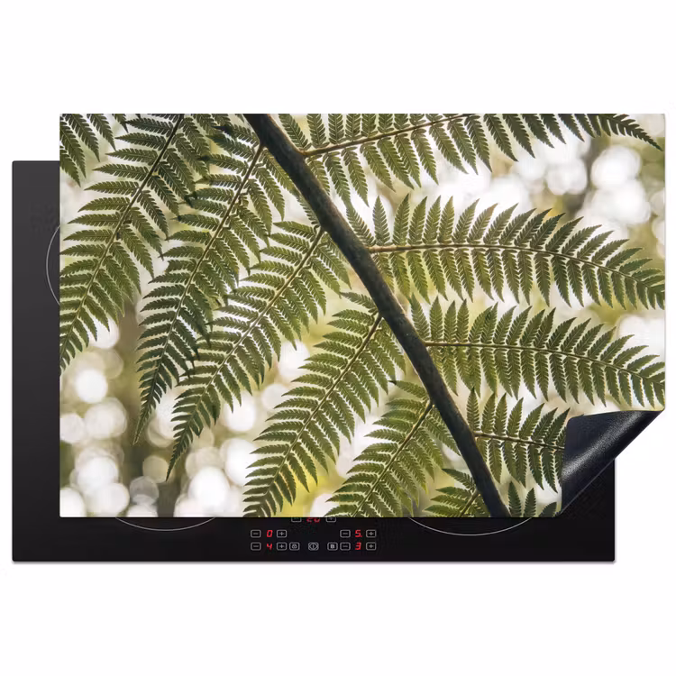 Plant - Blad - Natuur - Groen - Detail Inductie beschermer vinyl 3mm klein -3d