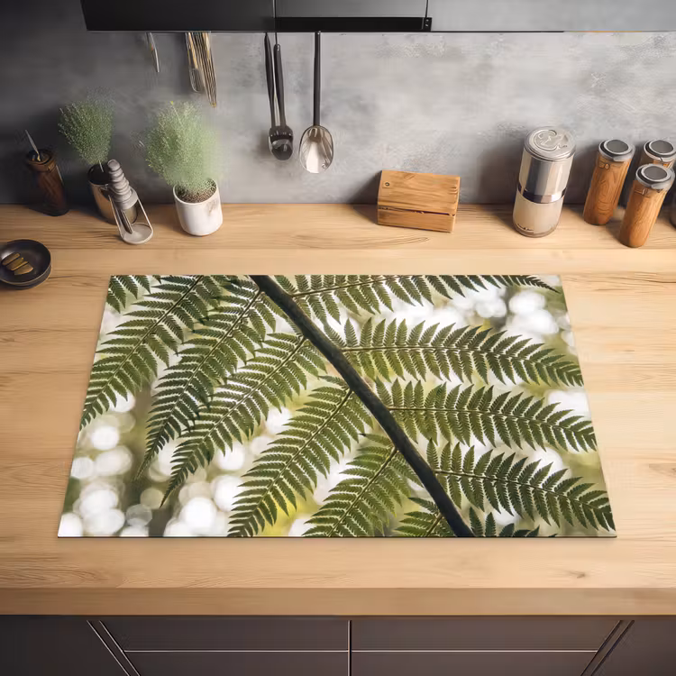 Plant - Blad - Natuur - Groen - Detail Inductie beschermer vinyl 3mm klein -sfeer5