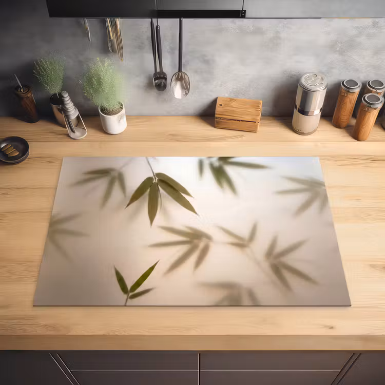 Planten - Bladeren - Natuur - Groen Inductie beschermer vinyl 3mm klein -sfeer5