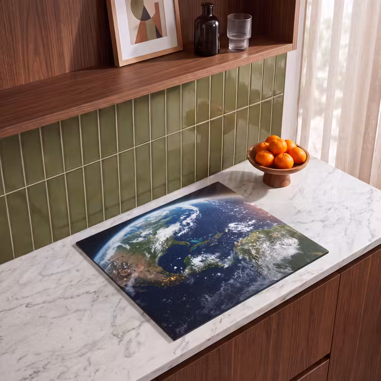 Herdabdeckplatte - Planet – Weltraum – Kosmos - Planeet - Ruimte - Kosmos Inductie beschermer vinyl 3mm middel