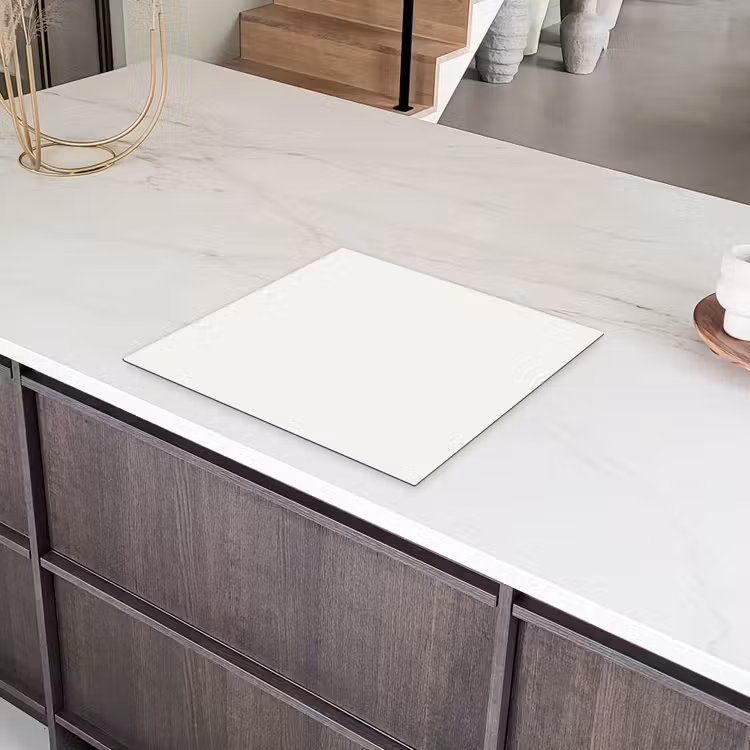 Pure - Alabaster - Wit Inductie beschermer vinyl 3mm middel 274 -sfeer8