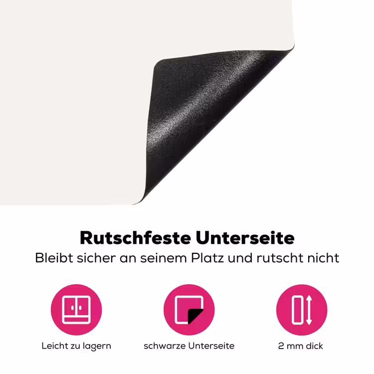 Pure - Alabaster - Wit Inductie beschermer vinyl 3mm middel 274 -zzzzzzz-lf-onderkant