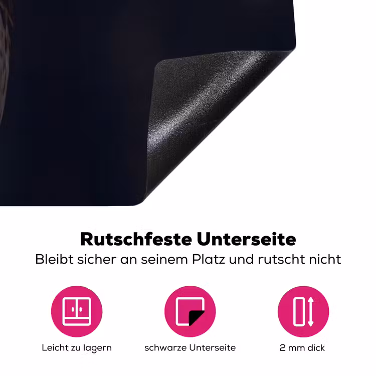Roofvogel - Buizerd - Bruin Inductie beschermer vinyl 3mm klein -zzzzzzz-lf-onderkant
