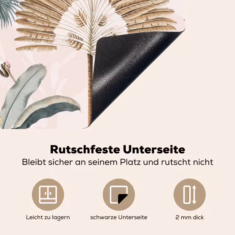 Retro - Jungle - Natuur - Dieren Inductie beschermer vinyl 3mm klein -tsfeer4_DE
