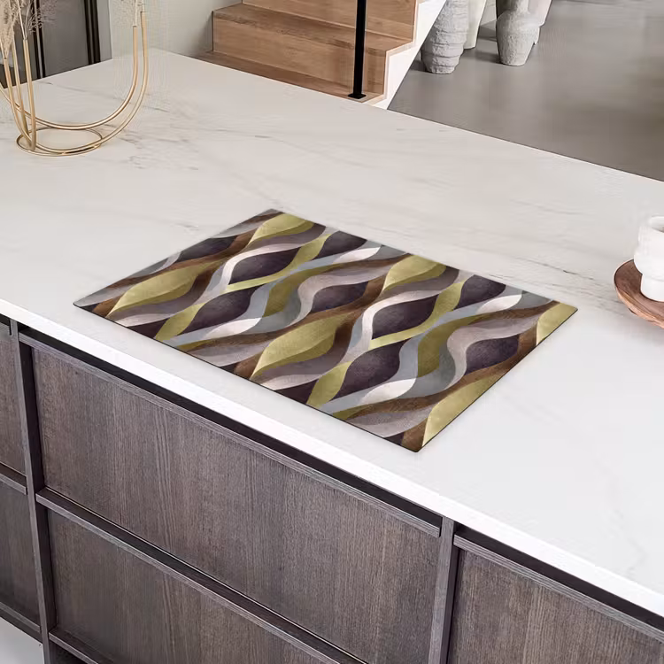 Retro - Banen - Kleurrijk Inductie beschermer vinyl 3mm klein 276 -sfeer8