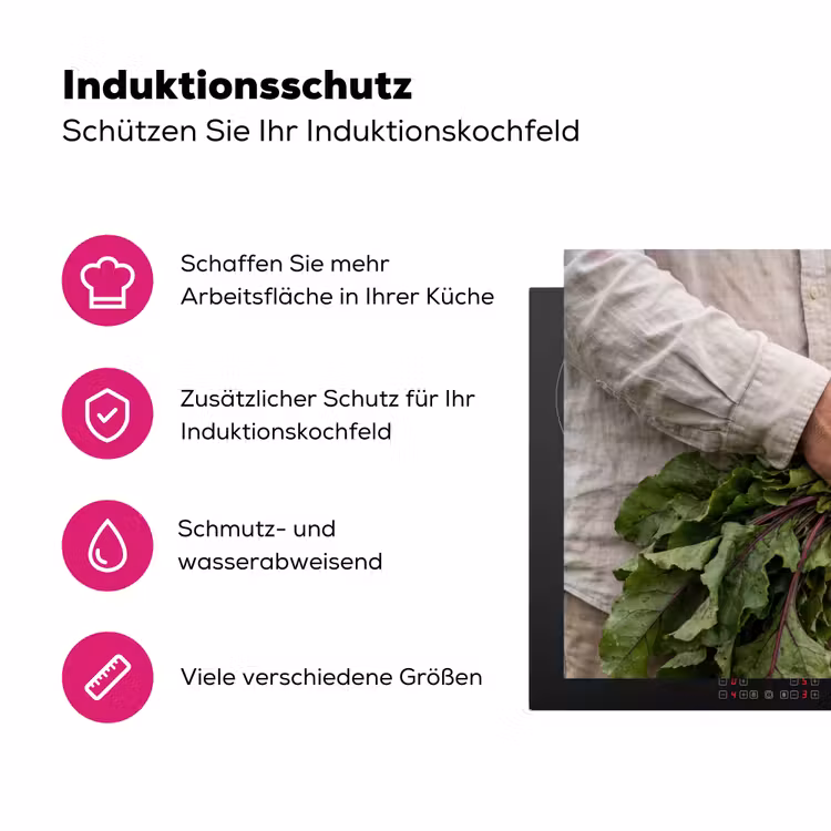 Bieten - Vers - Moestuin Inductie beschermer vinyl 3mm klein -zzzzzzz-lf-ups