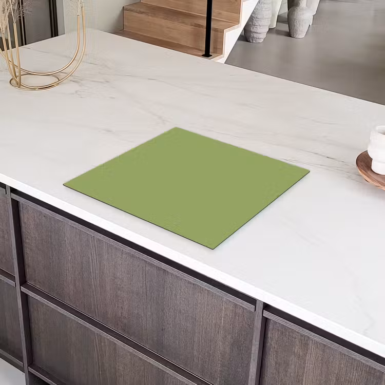 Sage - Green - Groen Inductie beschermer vinyl 3mm middel 274 -sfeer8