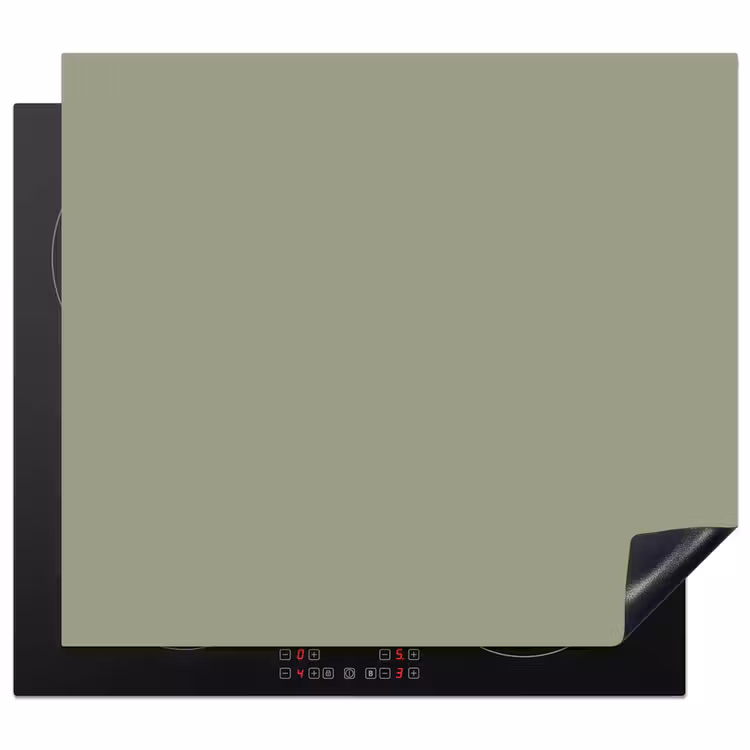 Sage - Mist - Groen Inductie beschermer vinyl 3mm middel 274 -3d