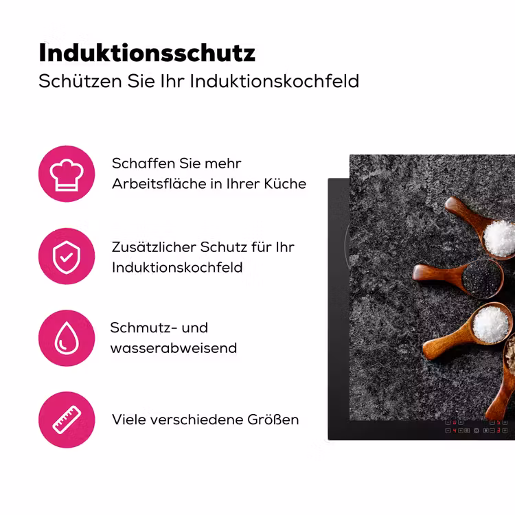 Zoutkristallen Sterrenstelsel Inductie beschermer vinyl 3mm klein -zzzzzzz-lf-ups