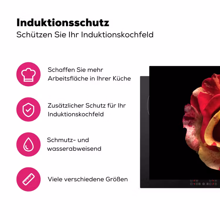 Fluweelachtige Furore Inductie beschermer vinyl 3mm klein -zzzzzzz-lf-ups