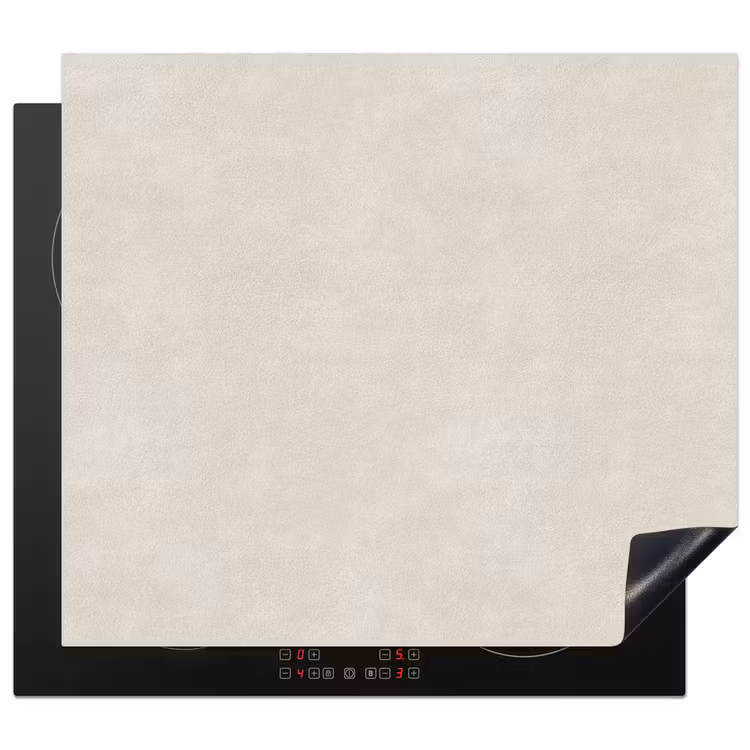 Zandkleurig - Modern - Egaal Inductie beschermer vinyl 3mm middel 274 -3d