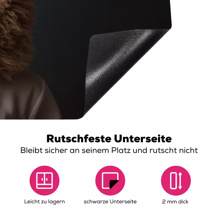 Schaap - Wol - Kok Inductie beschermer vinyl 3mm klein -zzzzzzz-lf-onderkant