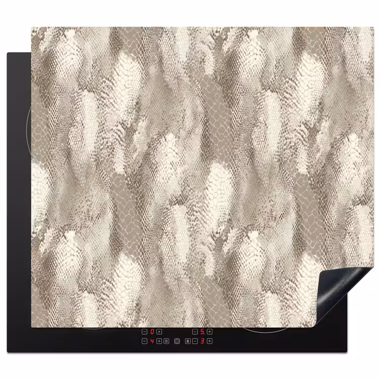 Herdabdeckplatte - Schlange - Textur - Sand