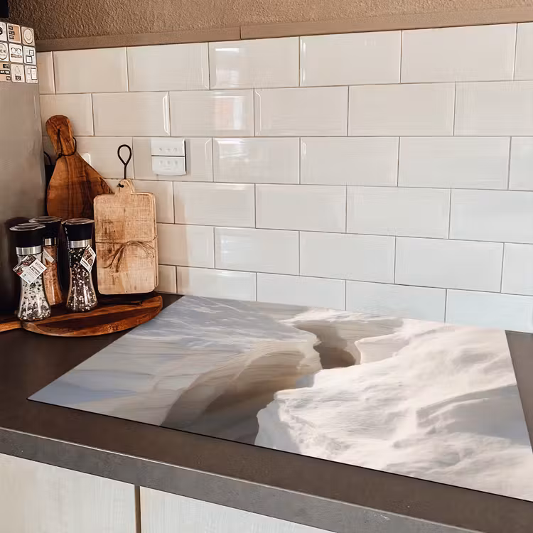 Kloof - Wit - Sneeuw Inductie beschermer vinyl 3mm klein -sfeer3